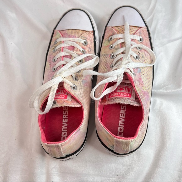 Converse Chuck Taylor Low Top Floral Multicolor Sneakers Women’s Size 8 - Picture 6 of 10